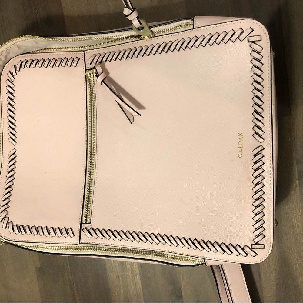 Calpak Kaya Laptop Backpack in Blush